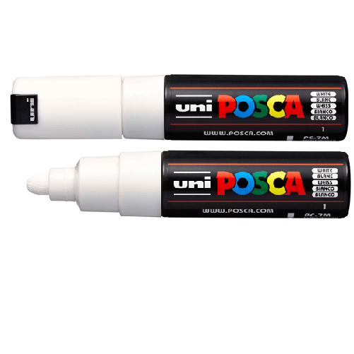 Marcatore-UNI-POSCA-PC7M-p.large-45-55mm-bianco-UNI-MITSUBISHI