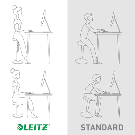 Sgabello-sit-stand-Ergo-Cosy-Giallo---Leitz