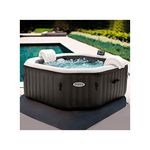 Intex Pure Spa Bubble E Jet Massage Deluxe Ottagonale 201X71 Cm 4 Posti Con Pompa, Riscaldatore, Sistema Purificazione Acqua, Clorinatore, 2 Poggi