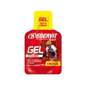 ENERVIT GEL Sport a base di carboidrati e vitamina B1 gusto LIMONE box 24 pz 96529