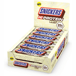 SNICKERS Hi-Protein Low Sugar Barretta Proteica 12x57g White Chocolate Caramel Peanut