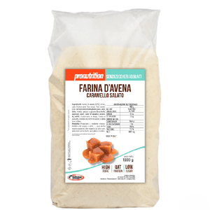 PRONUTRITION FARINA D'AVENA al gusto Caramello Salato 1000g Zero Zuccheri