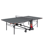 Garlando Tavolo Ping Pong C-470EG Champion outdoor con ruote e piano grigio da esterno con 2 racchette e 6 palline Omaggio