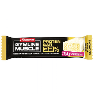 ENERVIT GYMLINE PROTEIN BAR 32 barrette proteiche monostrato TORTA AL LIMONE 30 barrette 48g 92668