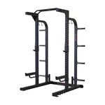 TOORX WLX-3400 Half rack con 8 barre in acciaio per elastici e traliccio multipresa superiore