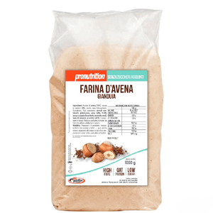 PRONUTRITION FARINA D'AVENA al gusto Gianduia 1000g Zero Zuccheri