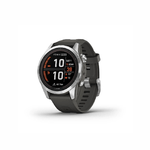 GARMIN FENIX 7S PRO Smartwatch Solar Edition - Silver Cinturino Graphite 010-02776-01