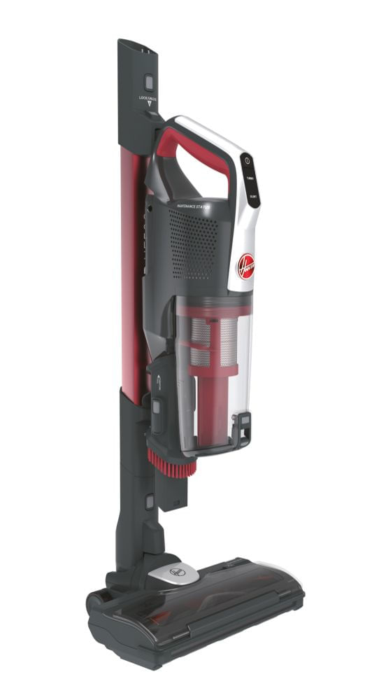 Hoover-HF522STH-011-Scopa-Elettrica-Senza-sacchetto-0.45-Litri-290W-Grigio-Rosso