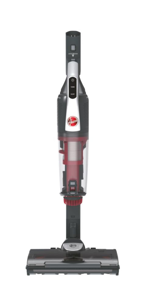 Hoover-HF522STH-011-Scopa-Elettrica-Senza-sacchetto-0.45-Litri-290W-Grigio-Rosso