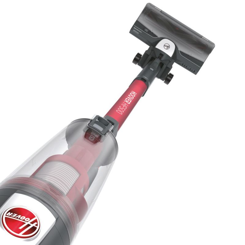 Hoover-HF522STH-011-Scopa-Elettrica-Senza-sacchetto-0.45-Litri-290W-Grigio-Rosso