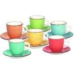 Tognana Porcellane LS18502M043 tazza Multicolore Caffè 6 pz