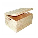 Contenitore Box Legno Pratica 40X30 H 25