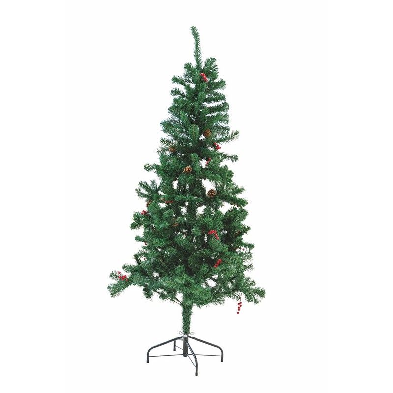 Albero di Natale slim innevato 436 rami h. 180 cm Sestriere