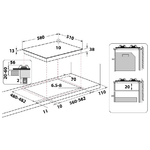 Hotpoint-PPH-60G-DF-IX-Stainless-steel-Da-incasso-59-cm-Gas-4-Fornello-i-