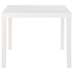 vidaXL Tavolo da Giardino 150x90x72 cm in PP Bianco