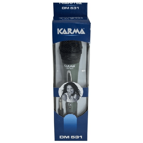 Karma-Italiana-DM-531-microfono-Grigio-Microfono-per-karaoke