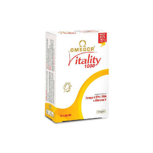 NET OMEGOR VITALITY 1000 omega-3 EPA DHA. e vitamina E 30 perle