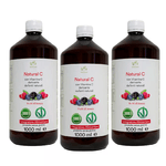 Natural C con Acerola e Rosa Canina, fonti di Vitamina C- 3L