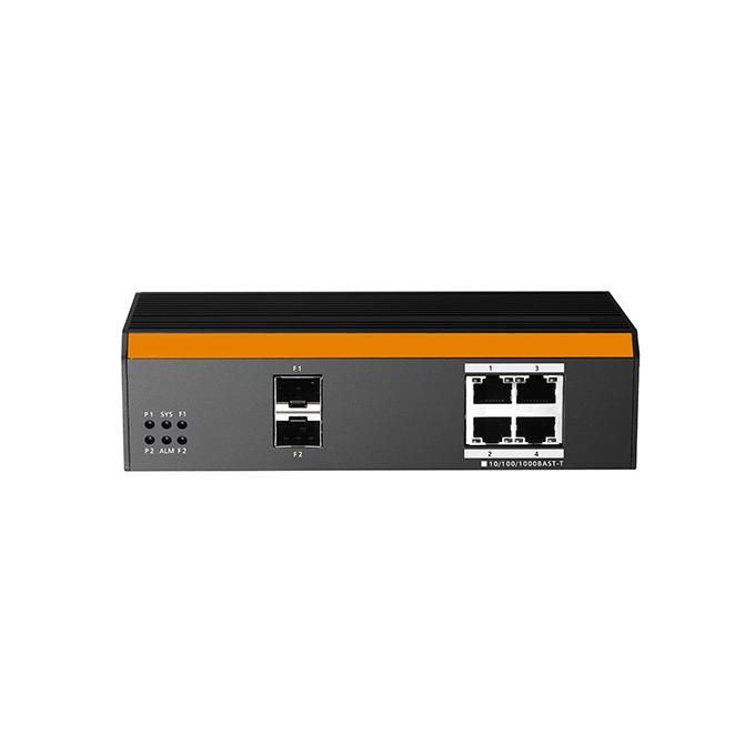 Link Switch Industriale Managed con 4 Porte Gigabit Poe con 2 Porte Sfp