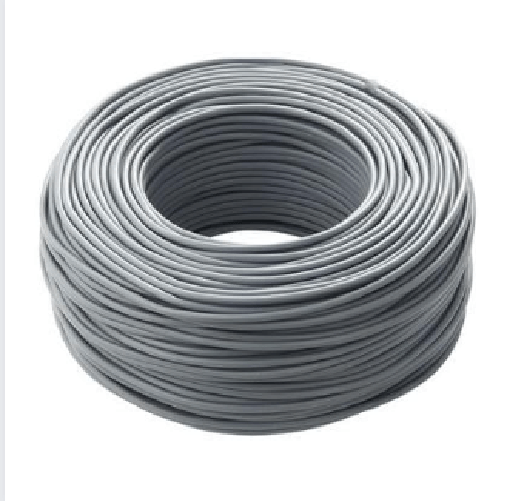 Cavo elettrico cordina unifilare fs17 sezione 10mmq grigio 25 metri