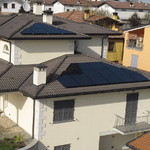 Pannello modulo fotovoltaico monocristallino potenza 500w nero