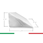 CUSCINO ad angolo TRIANGOLO A CUNEO gambe Gravidanza REFLUSSO GASTRICO per Letto E DIVANO Sostegno LOMBARE SCHIENA