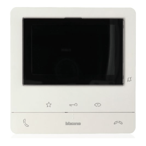 Videocitofono tecnologia 2 fili vivavoce classe 100v16b bticino bianco