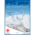 FEDERA PVC PLUS © copriguanciale IMPERMEABILE CON CERNIERA IN spugna DI COTONE