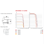 Modulo fotovoltaico monocristallino potenza 410w nero