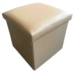 POUF CONTENITORE POGGIAPIEDI EDDY UNITO BEIGE