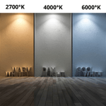 Segnapasso led incasso quadrato 3 watt luce bianca naturale 4000k