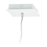 Kit sospensione pannello led cavo 1,5 m scatola connessione 120x120x60mm