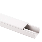 Canale bianco portacavi pvc rigido autoestinguente 80x40mm barra 2 metri