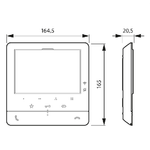 Videocitofono connesso tecnologia 2 fili vivavoce classe 100x16e bticino bianco