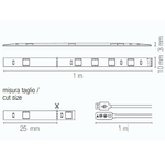 Striscia led 1,5 watt adesiva controllo touch rgb attacco usb