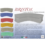 COPRIDIVANO ANGOLARE UNIVERSALE TIROLESE BRISTOL HOLLY ROSSO