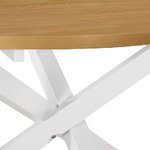 vidaXL Set per Sala da Pranzo 5 pz in MDF Bianco