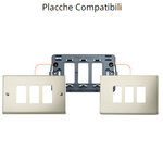 Supporto scatola rettangolare 1 modulo serie bticino magic 500s/13