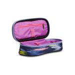 Seven Round plus bag Astuccio portamatite Poliestere Blu, Rosa, Bianco, Giallo