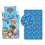 COMPLETO COPRIPIUMINO PAW PATROL COTONE LETTO SINGOLO 1 PIAZZA AZZURRO