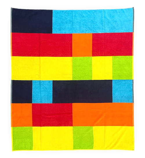 Telo-Mare-Matrimoniale-Palmas-Multy-Color-100--Cotone-Asciugamano-140x165cm