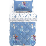 CALEFFI TRAPUNTA LETTO 1 PIAZZA E MEZZA DISNEY FROZEN MAGIC COTONE