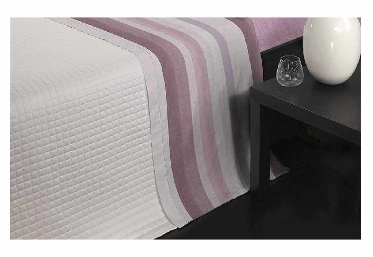 Jolie-Cavalieri-Elegante-Completo-Lenzuola-Matrimoniale-Misura-Maxi-in-Flanella-di-Cotone-TEXTURE-Rosa