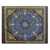 COPRITUTTO-TELO-ARREDO-COPRIDIVANO-COTONE-MISURA-210x230-Fiore-Dorato-Nero-Blu