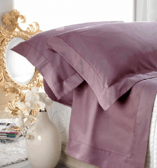 COMPLETO-LENZUOLA-MATRIMONIALE-CAVALIERI-PURO-RASO-DI-COTONE-COLLEZIONE-GINEVRA-colore-Peonia