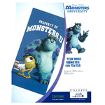 CALEFFI MONSTERS UNIVERSITY TELO MARE ASCIUGAMANO SPUGNA COTONE 75x150