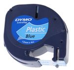 NASTRO-IN-PLASTICA-DYMO-LETRATAG-12MMX4M-BLU-912050