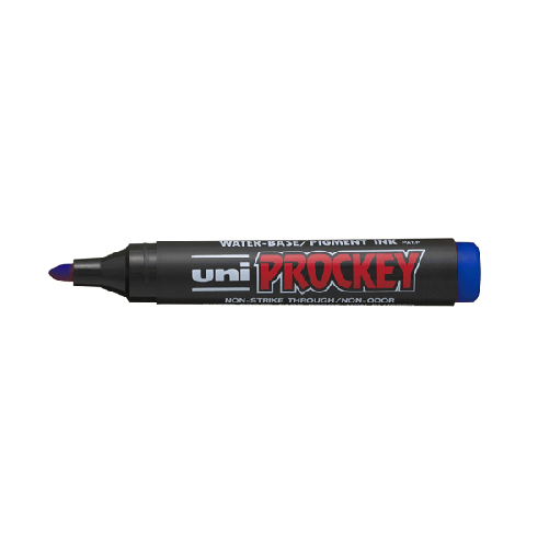 Marcatore-UNI-PROCKEY-M122-p.tonda-blu-UNI-MITSUBISHI