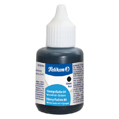 Pelikan INCHIOSTRO PELIKAN 84 NERO 30ML RESISTENTE ALL'ACQUA