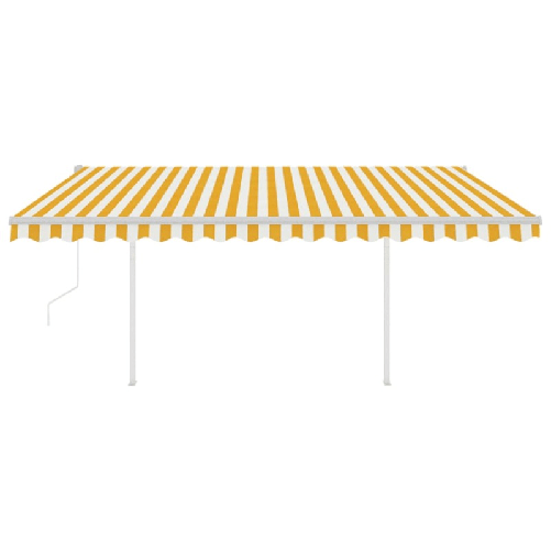 Tenda-Automatica-con-Sensore-Vento-LED-45x3-m-Gialla-e-Bianca